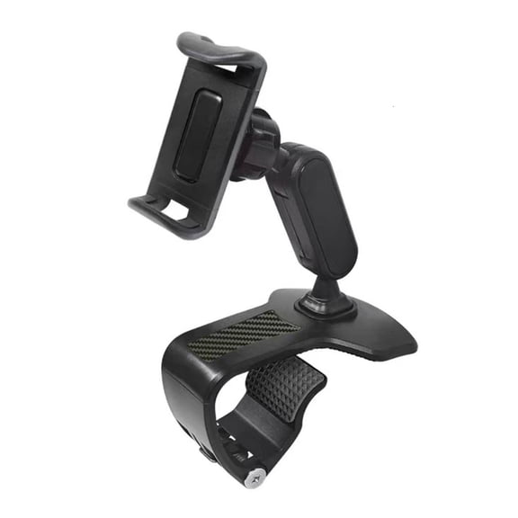 Car Console Phone Mount Support 360 Degree Swivel Single Hand Use Dashboard Cellphone Stand Not Slip for Vehicles
