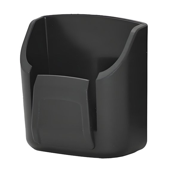 Car Console Storage Pocket with Separate Key Fob and Card Sections