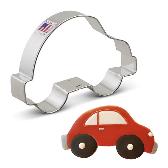 Car Cookie Cutter 4.75" Made in USA by Ann Clark
