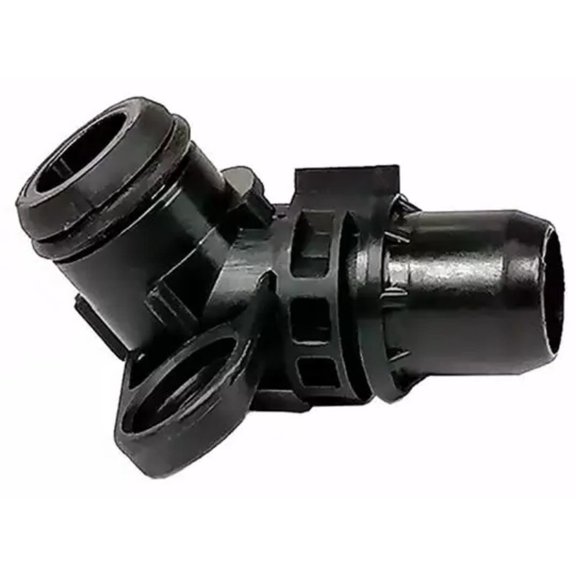 Coolant Hose Connector Fitting Replacement Part, Multi-Port Black Coolant Line Connector for 1 Series Hose Connection Repair, Reference 17117548104