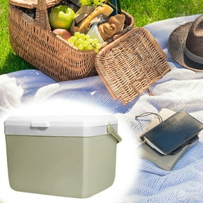 Car Cooler Box Portable 24H Insulation Hot Cold Dual Use Large Capacity With 5 Ice Packs For Outdoor Picnic