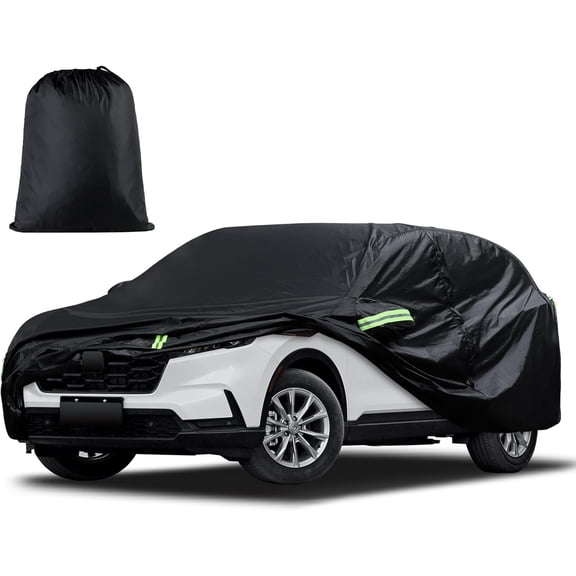 Car Cover Custom Fit for Honda CRV 1997-2026, Toyota RAV4 2006-2026, Waterproof All Weather for Automobiles Full Exterior Cover Rain Sun Snow Protector with Door Zipper