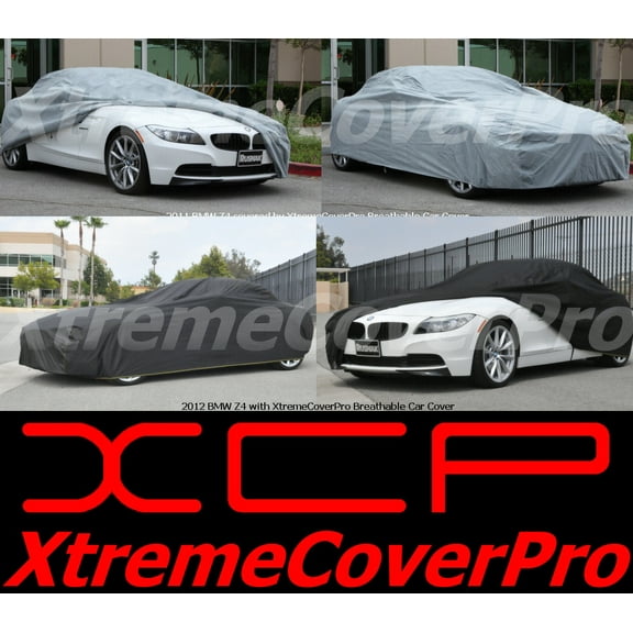 Car Cover Fits 1996 1997 1998 1999 2000 2001 2002 BMW Z3 XCP XtremeCoverPro Waterproof Gold Series Gray