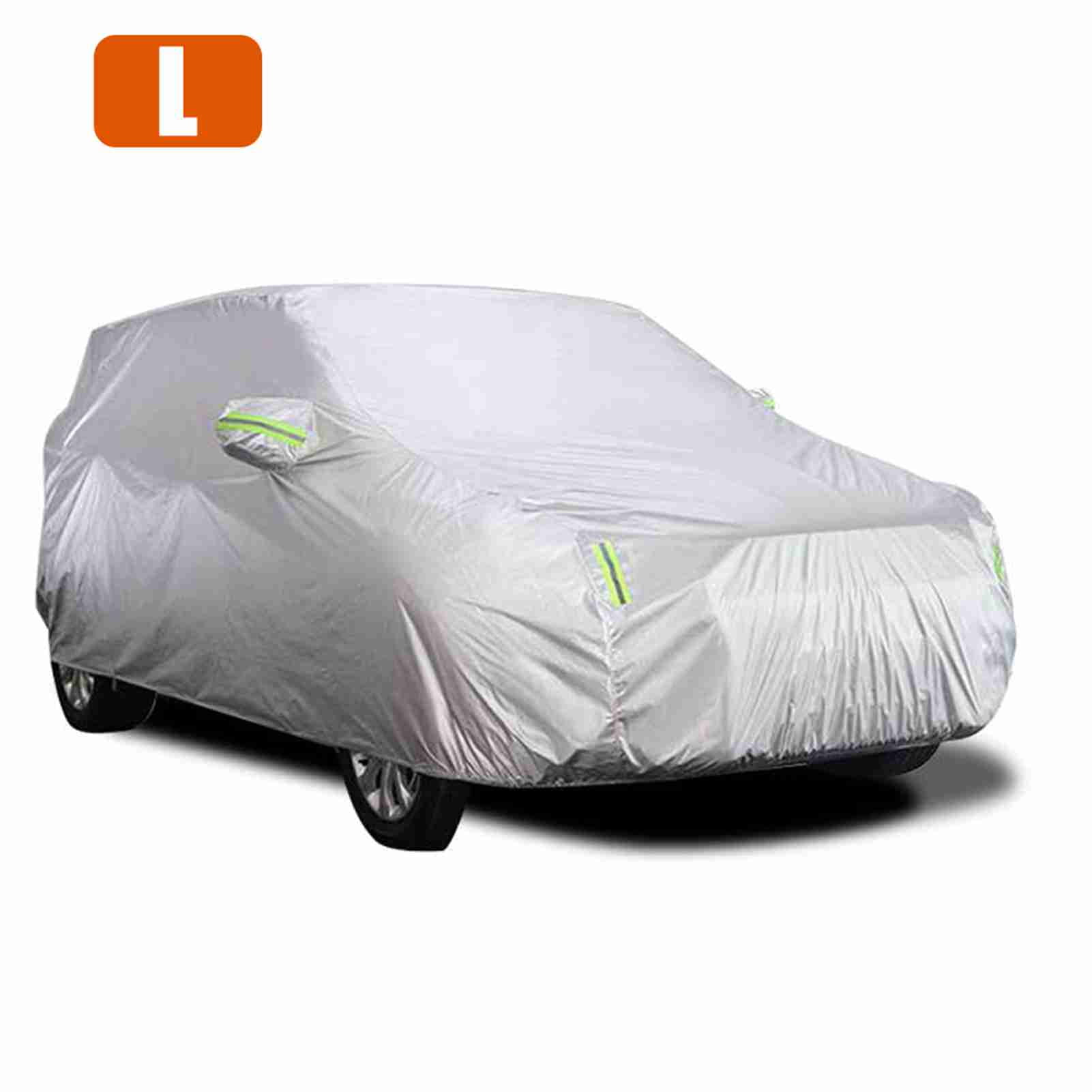 Car Cover Full Sedan Covers With Reflective Strip Sunscreen  Dustproof&Waterproof UV Scratch-Resistant Universal XXL
