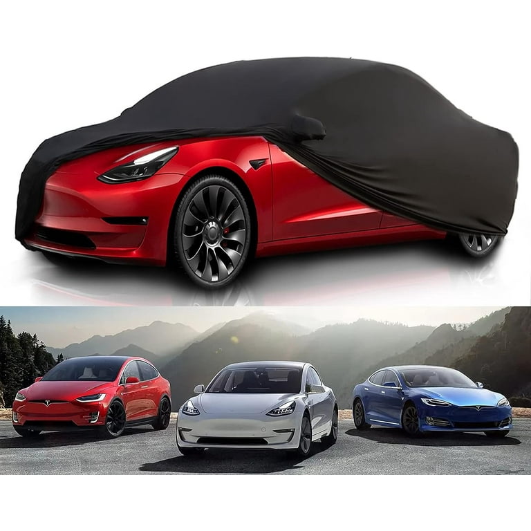 Car Cover Outdoor Indoor for Tesla Model Y 3 Sun UV Snow Dust Proof  Resistant Protection Breathable