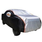 Car Cover UV Protection Waterproof Car Cover All Weather Windproof Outdoor Full car Cover, Universal Fit for PICKUP Large Size