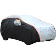 Car Cover Waterproof All Weather Waterproof Car Cover UV Protection Windproof Outdoor Full car Cover, Universal Fit for Sedan/SUV/PICKUP