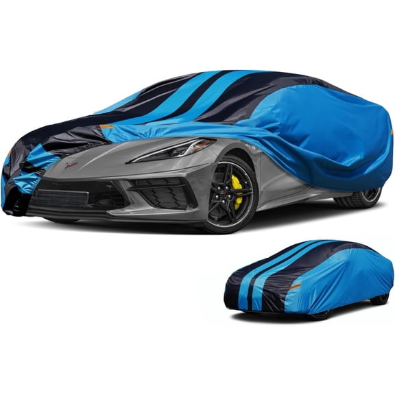 Kayme Waterproof All Weather Outdoor Car Cover Lightweight Uv Protection Custom Fit For Chevrolet Corvette2006-2025