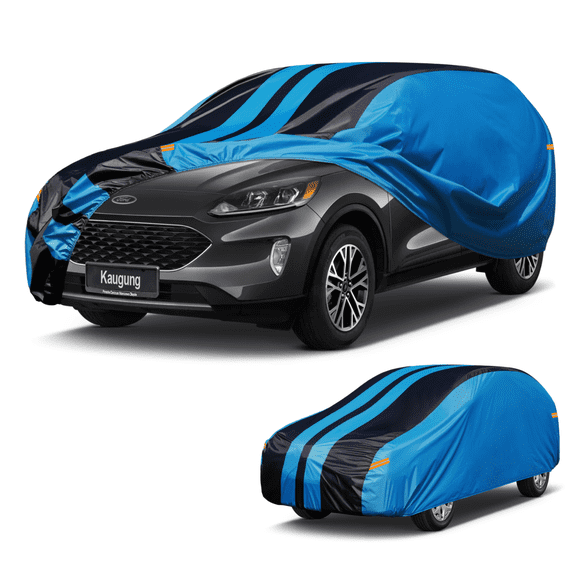 Car Cover Waterproof Custom Fit Ford Escape (2000-2024) Full Exterior Cover for Automobiles Lightweight Resistant Outdoor Sun UV Rain Dust Snow Wind Protection.