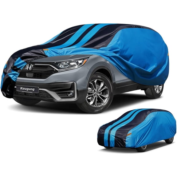Kayme Car Cover for Honda Crv, Waterproof Custom Fit Full Exterior Outdoor Cover, UV Rain Dust Snow Protection