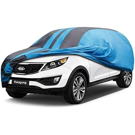 Car Cover Waterproof Custom Fit Kia Sportage(2010-2025), Full Exterior Cover for Automobiles Lightweight Resistant Outdoor Sun UV Rain Dust Snow Wind Protection.