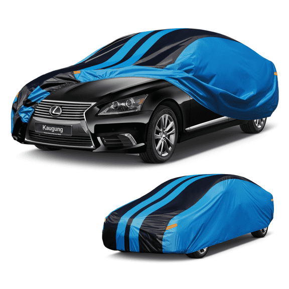Car Cover Waterproof Custom Fit Lexus LS 430, LS 460, LS 600h L (1990-2024) Full Exterior Cover for Automobiles Lightweight Resistant Outdoor Sun UV Rain Dust Snow Wind Protection.