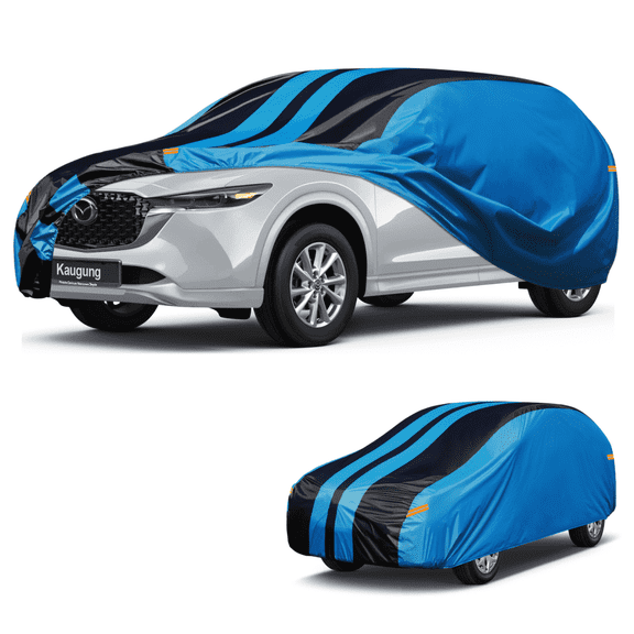 Car Cover Waterproof Custom Fit Mazda CX-5, CX-50 (2012-2024) Full Exterior Cover for Automobiles Lightweight Resistant Outdoor Sun UV Rain Dust Snow Wind Protection.