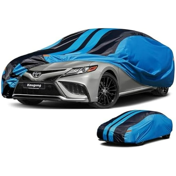 Car Cover Waterproof Custom Fit Toyota Camry（1991-2025）, Full Exterior Cover for Automobiles Lightweight Resistant Outdoor Sun UV Rain Dust Snow Wind Protection.