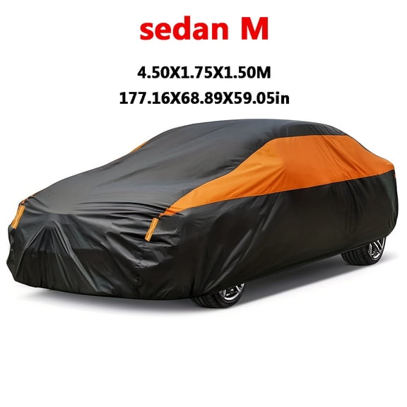Car Covers Outdoor Waterproof Sun Rain Snow Protection UV Auto Cover Universal SUV/Sedan 190T Car Protective Full Covers