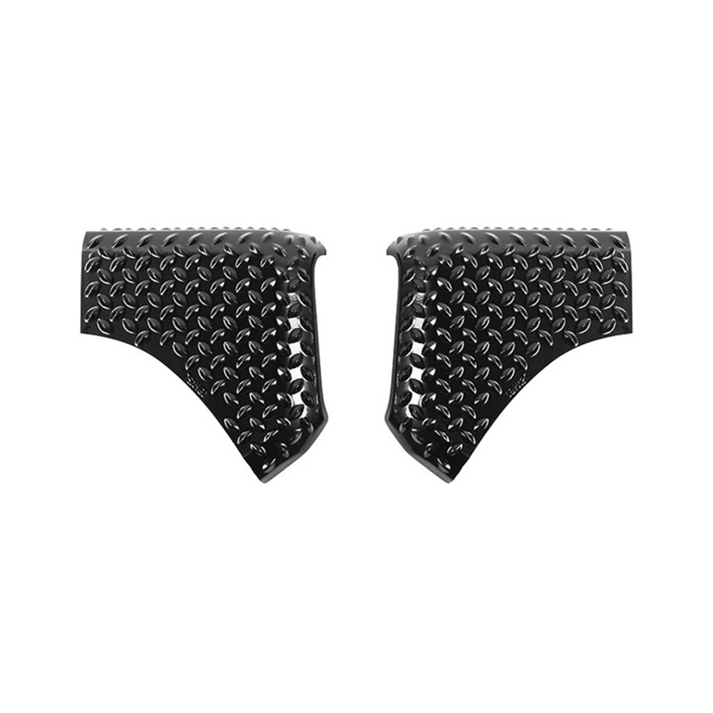 Rear Body Corner Guards For Jeep Wrangler TJ (1997-2006) | Black Diamond Plate | Set Of 2 By BOLD Auto Parts