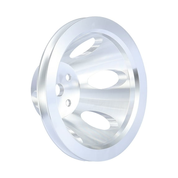 Car Crankshaft Pulley Short Water Pump 1 Groove 4 Hole Crank Pulley for Chevy SBC 350 Engine