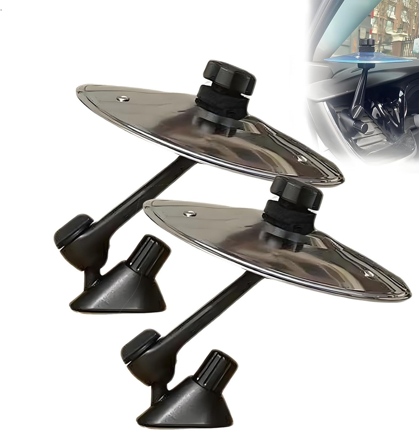 Cymbale Crash Pour Grille D'aération De Voiture - Mini Tambour Amusant, Son Puissant, Facile à Installer - Accessoire Auto Ludique Pour Trajets Musicaux