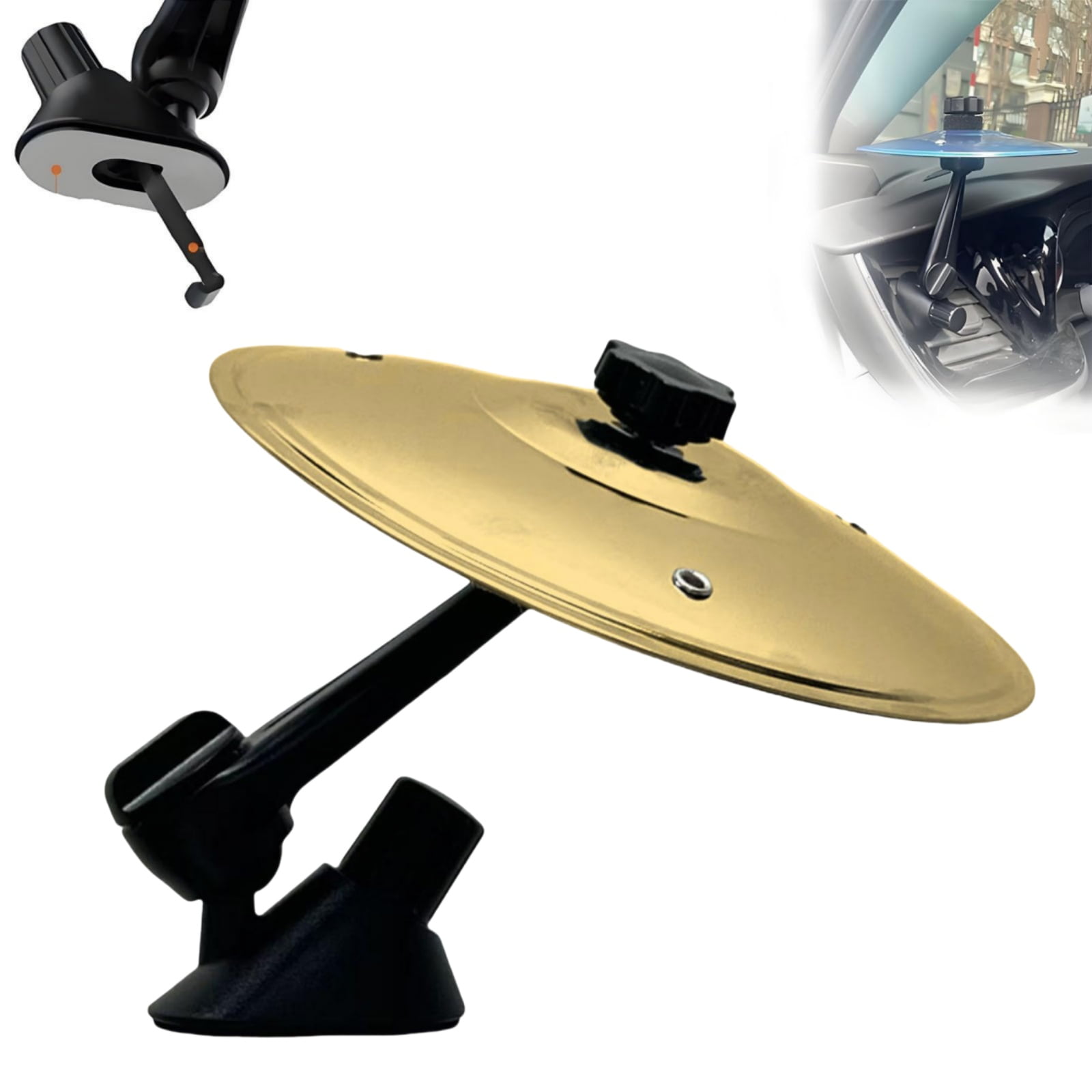 Car Crash Cymbal, Car Cymbal Air Vent Mini Drum Crash Cymbal For All Types Of Vehicles Car Vent, Make Your Driving More Fun