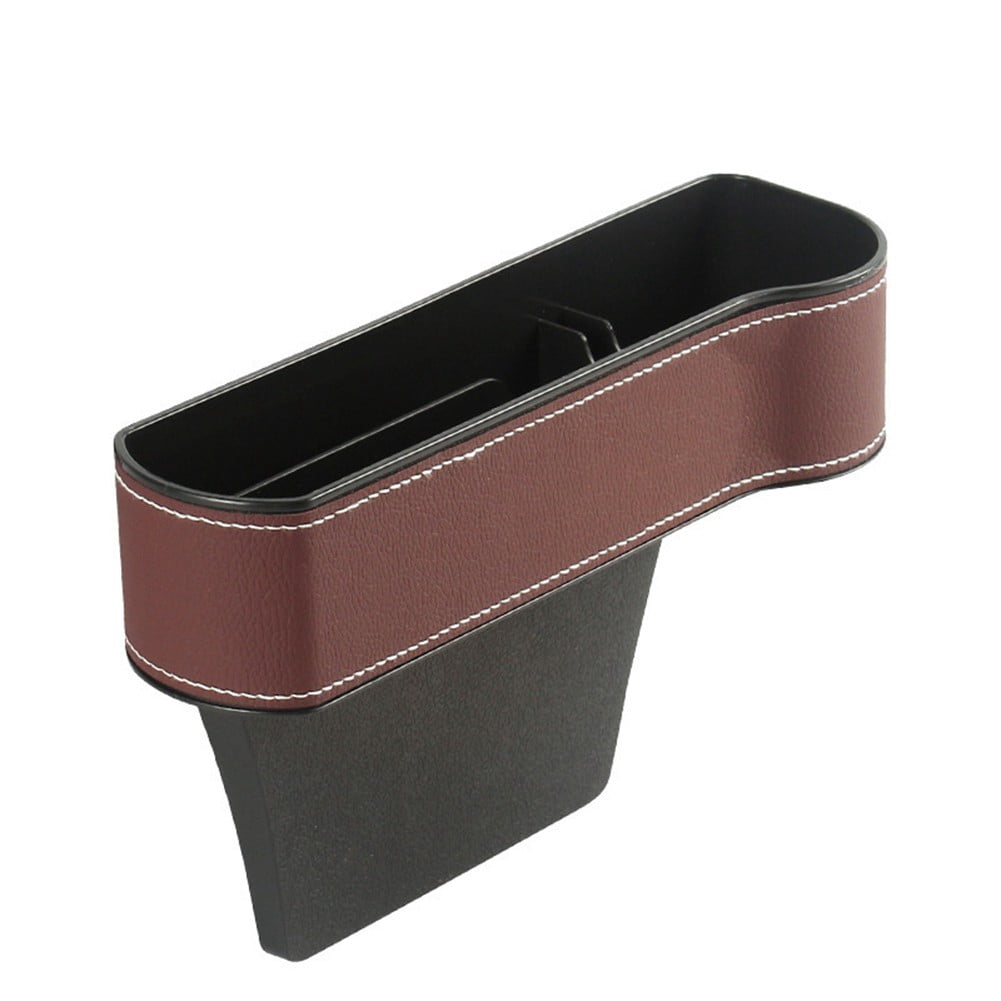 Car Crevice Storage Box with Gap Slit Pocket Organizer Card Phone ...