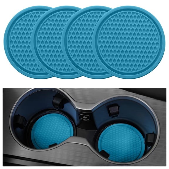 Car Cup Coaster, 4PCS Universal Non-Slip Cup Holders Embedded in Ornaments Coaster