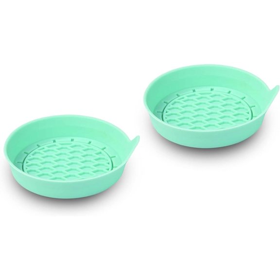 Car Cup Holder Coaster,Silicone Car Cup Holder Coaster Set of 2,Car Coaster Automotive Cup Holders,Anti Slip Car Cup Holder Coasters,Car Interior Accessories(Green,2PC)
