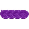 thumbnail image 1 of Car Cup Holder Coaster, Silicone Cup Holder Insert, Universal Non-Slip Cup Holders, Car Accessories Interior for Women and Man 4 Pack Purple, 1 of 12