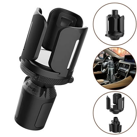 Car Cup Holder Expander Black Universal Vehicle cup holder car storage