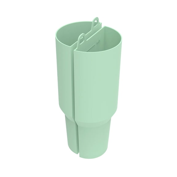 Car Cup Holder Insert 2 Pack Dual Drink Container Vehicle Cup Holder Divider Road Trip Accessory Durable Light Green 9 X 4.5 X 2.5 in