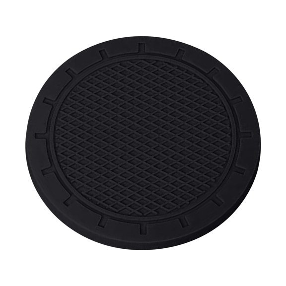 Car Cup Holder Liners, Non-Slip Rubber Coasters with Honeycomb Design, Waterproof Easy-Clean Inserts for Car Interior Protection