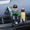thumbnail image 1 of Car Cup Holder Mount, Multifunctional Car Beverage Holder with Strong Suction Base and Adjustable Phone Stand, Stable Cup Organizer for Car Dashboard or Console Use, 1 of 7
