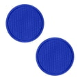 thumbnail image 1 of Car Cup Holder Pad, Non-slip Heat Insulation PVC Honeycomb Design Creative Interior Accessory Fit Coaster for Vehicle Universal Water Bottle Anti slip Mat Blue, 1 of 5