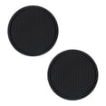 thumbnail image 1 of Car Cup Holder Pad, Non-slip Heat Insulation PVC Honeycomb Design Creative Interior Accessory Fit Coaster for Vehicle Universal Water Bottle Anti slip Mat Black, 1 of 5