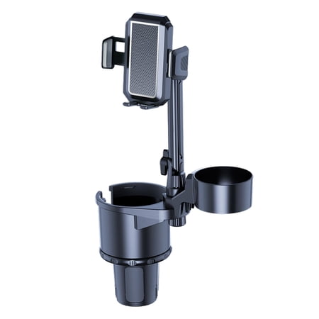 Car Cup Holder Phone Mount ,Universal Auto Phone Stand with Drink Expand Cup Holder ,Easy to Install , Style A
