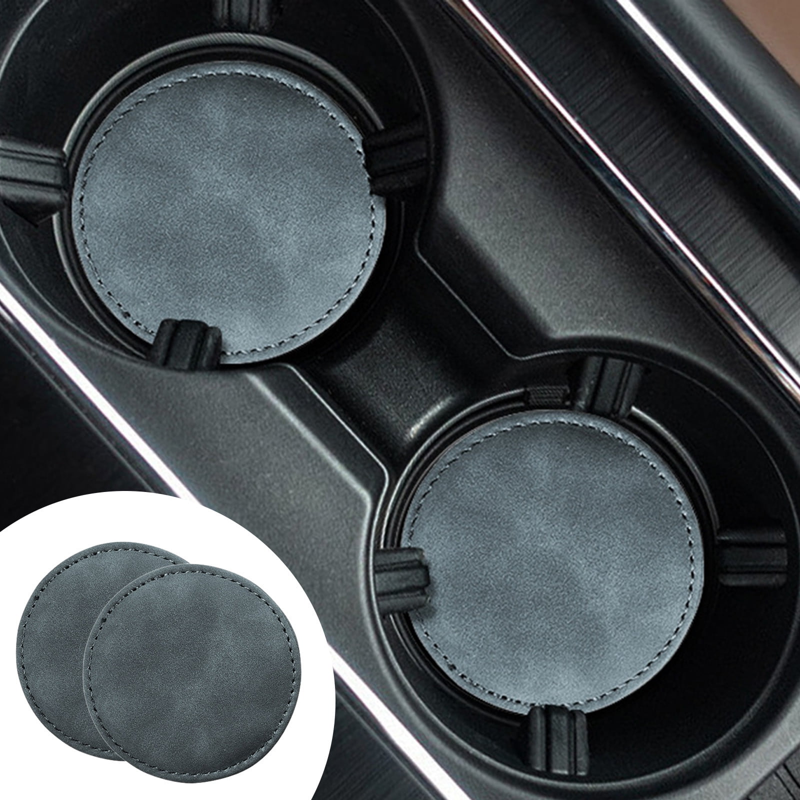 Car Cup Mat Door Slot Turned Placemat Car Storage Slot Nonslip Mat