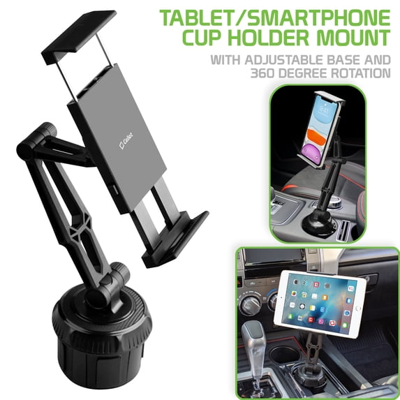 Celllet Cellet Heavy Duty Tablet and Smartphone Car Mount with 360° Rotation ...