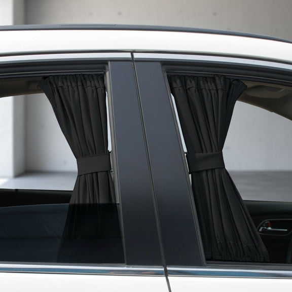 Car Curtains, Universal Car Window Screens, Window Shades Auto Privacy Shade Valances, Auto Shade Valances for Side Window Universal Sunshade Van Curtain Mesh Screen