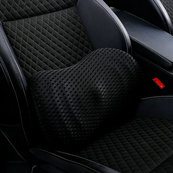Car Cushion Lumbar Support, Comfortable Backrest Cushion for Car Seats, Driving Seat Lumbar Support Pillow, Car Backrest Cushion for Lower Back Pain Relief and Comfort