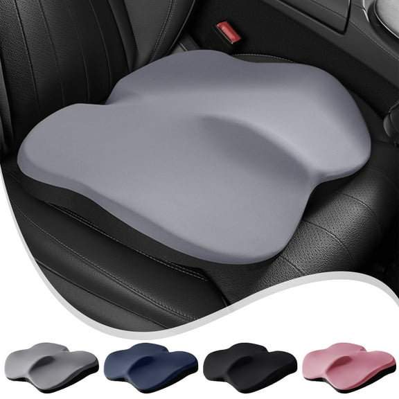 Car Cushions 44x39 Car Height Increasing Seat Cushions Drivers Seat Thickening Pad Pad Sole Butt Pad Small Lumbar Support For Car Use Pink