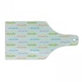 thumbnail image 1 of Car Cutting Board, Cars Pastel Colored Automobiles Boys City Joyful Game Toys Inspired, Decorative Tempered Glass Cutting and Serving Board, Wine Bottle Shape, Multicolor, by Ambesonne, 1 of 1
