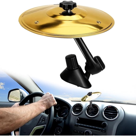 Car Cymbal Air Vent Crash Dash Board Cymbal Drum Symbol Dashboard Drums Mini Mount Drumming Music Mounted Tiny Clip Attachment Set Attaches Small Stand Splash Instrument Drumset Kit
