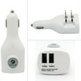 thumbnail image 1 of Car DC Home AC Rapid Power Adapter 2-Port USB Charger Compatible With iPad Pro 9.7 12.9 10.5, Mini 4 3 2, Air 2, 1 of 8
