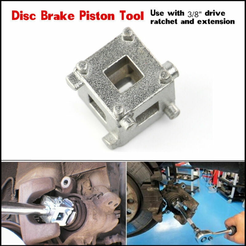 Car DIY Rear Disc Brake Piston Caliper Wind Back Cube 3/8" Calliper