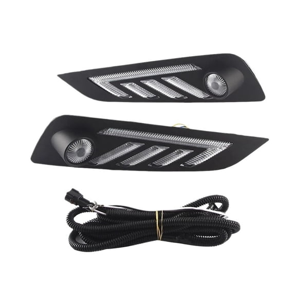 Car DRL Foglight For MG6 For MG 6 2017-2019 Accessories Daytime Running Lights White Yellow Blue Running Turn Signal Fog Lamp