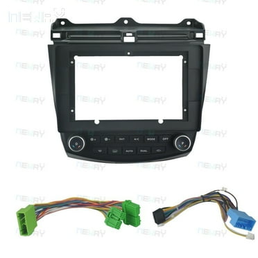 Car DVD Frame Audio Fitting Adaptor Dash Trim Facia Panel 10.1inch Radio Player For Honda Accord 7th 2003-2007