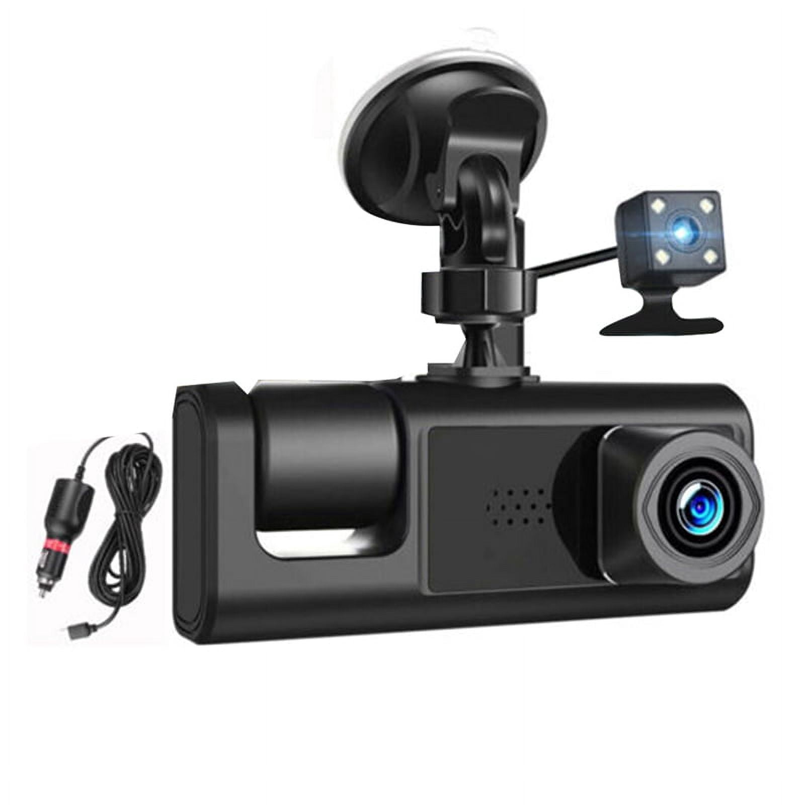Car DVR HD 1080P 3-Lens Inside Vehicle Dash CamThree Way Camera DVRs ...