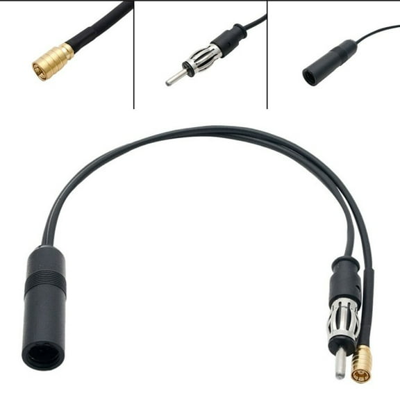 Car Dab Extension Cable Fm/Am Radio Aerial Antenna Adapter Smb Interface