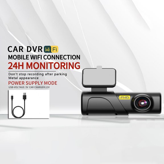 Car Dash Cam 1080P 130 FOV Car DVR WIFI Control Dash Camera Recorder