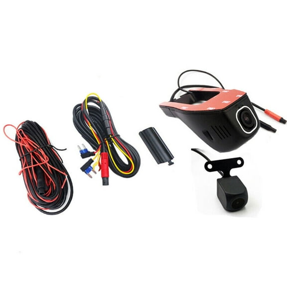 Car Dash Cam Hidden 1080P Front Rear Camera DVR WiFi Dash Camera Video Recorder