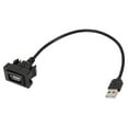 thumbnail image 1 of Car Dash Flush Mount USB Port Panel Extension Cable Adapter for Toyota Vios, 1 of 11